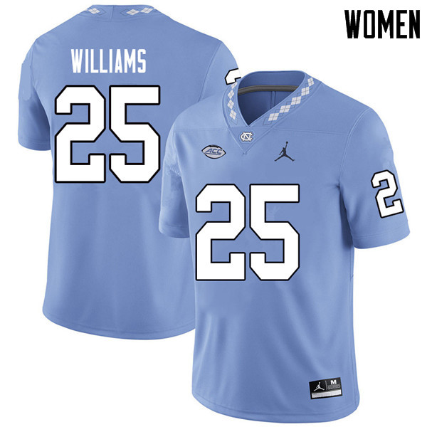 Jordan Brand Women #25 Javonte Williams North Carolina Tar Heels College Football Jerseys Sale-Carol